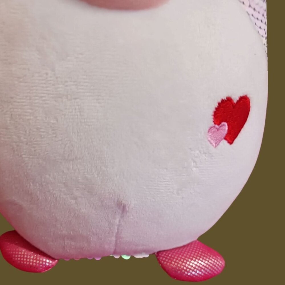 In Motion Design Reversible Sequin Plush Toy With Pink Sparkly Arms & Legs Rainb - Picture 9 of 10